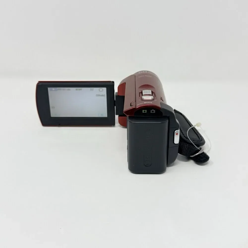 Sony DCR-SX40 Handycam 4GB Digital Camcorder Red Tested Box Battery Charger